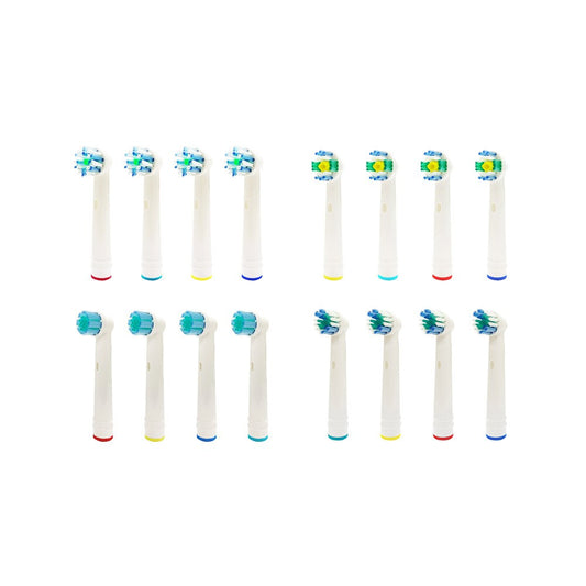 16Pcs Electric Toothbrush Head Oral-B 3D Replacement Brush Heads