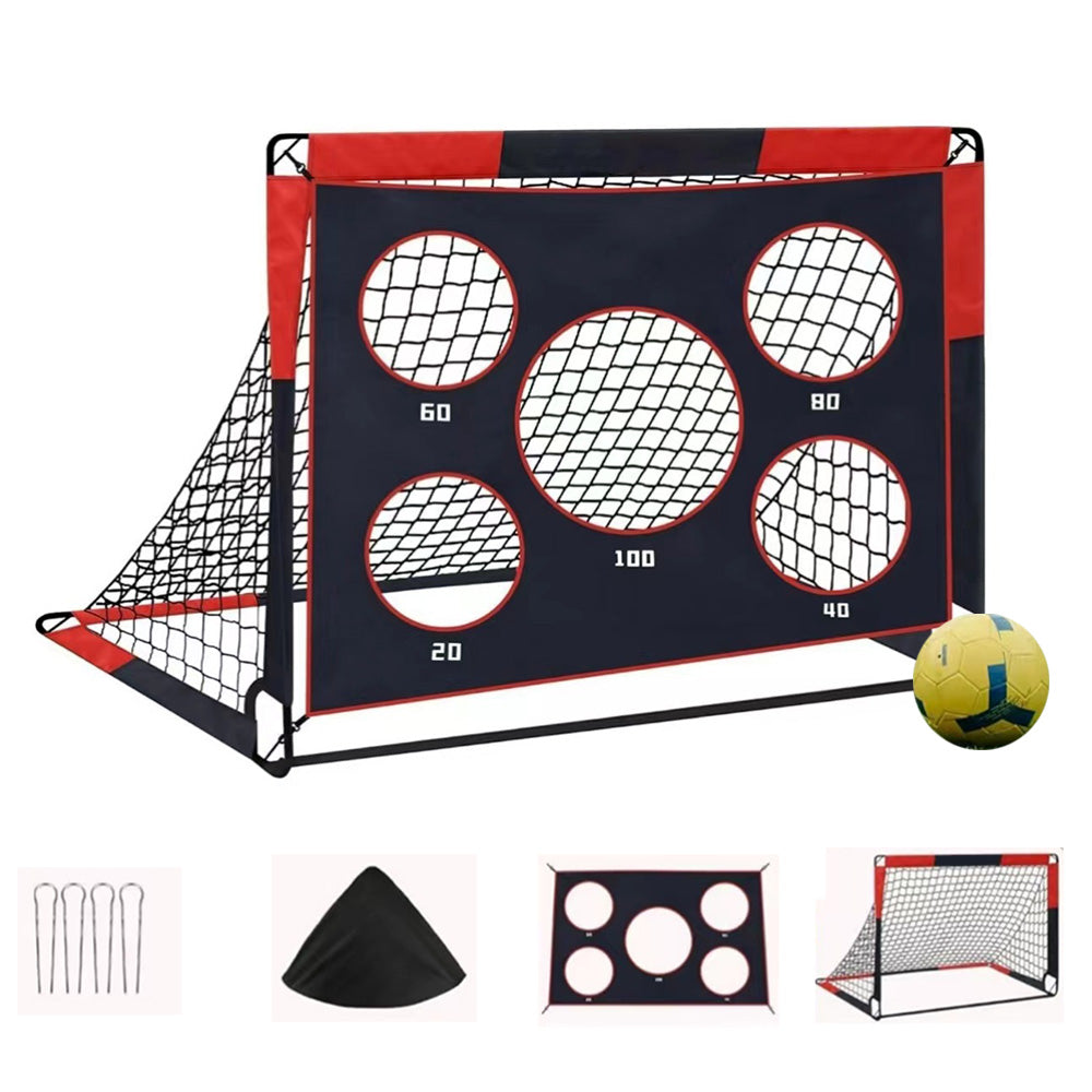 Portable Soccer Goal Set Frame Soccer Net for Backyard Football Training