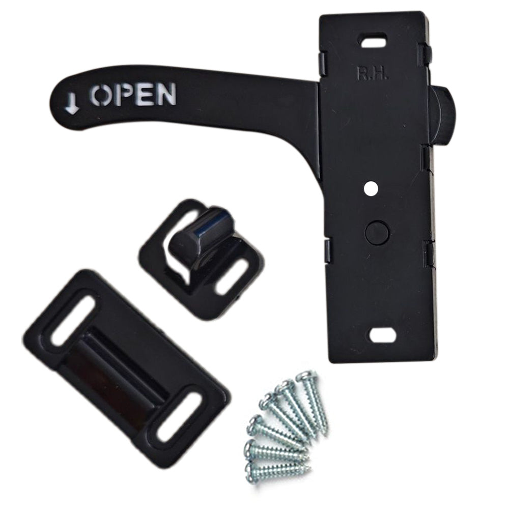 RV Screen Door Latch Handle Replacement Kit Camper Door Latch for Travel Trailer
