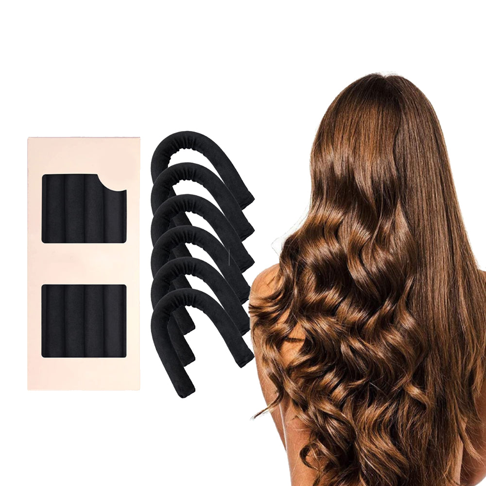 6Pcs Heatless Hair Curler for Long Medium Hair Curls