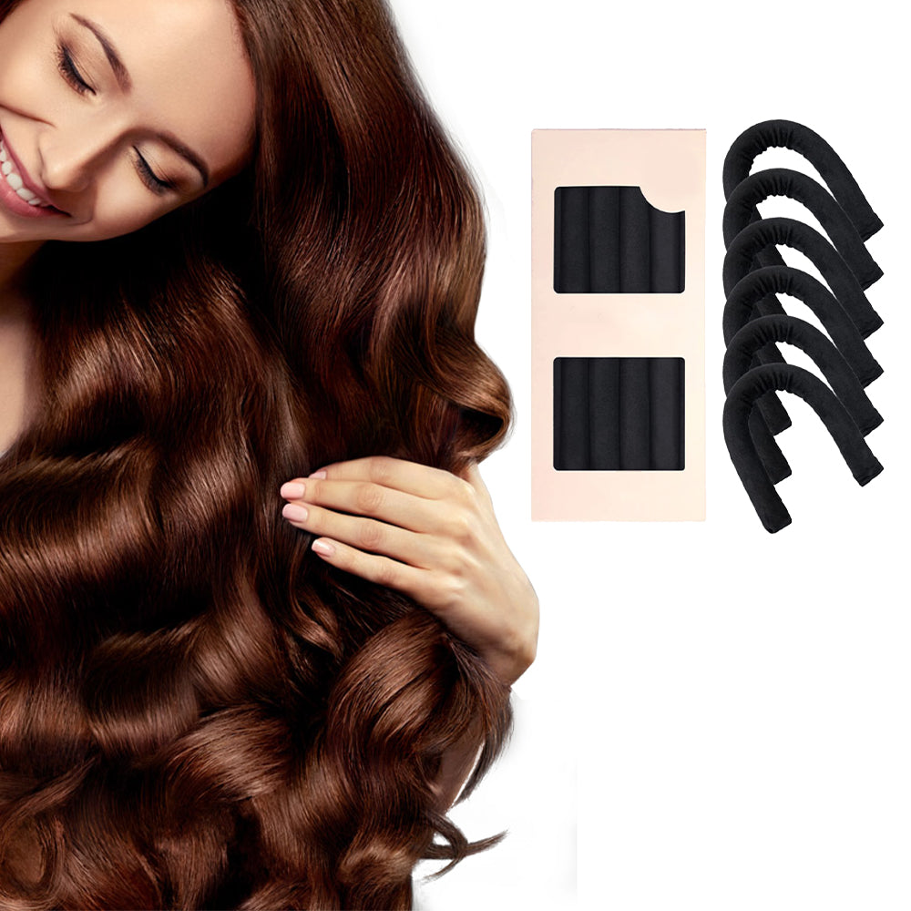 6Pcs Heatless Hair Curler for Long Medium Hair Curls