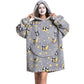Hooded Blanket Hoodie Ultra Plush Comfy Sweatshirt Fleece-Style 3