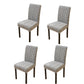 4Pcs Jacquard Chair Cover