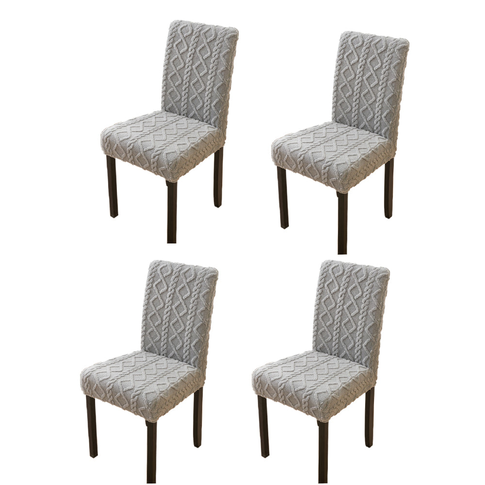4Pcs Jacquard Chair Cover
