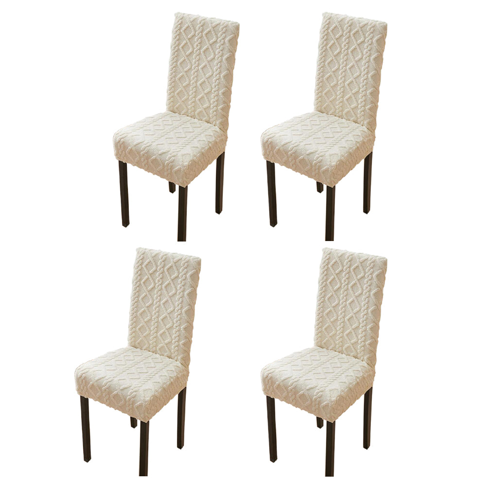 4Pcs Jacquard Chair Cover