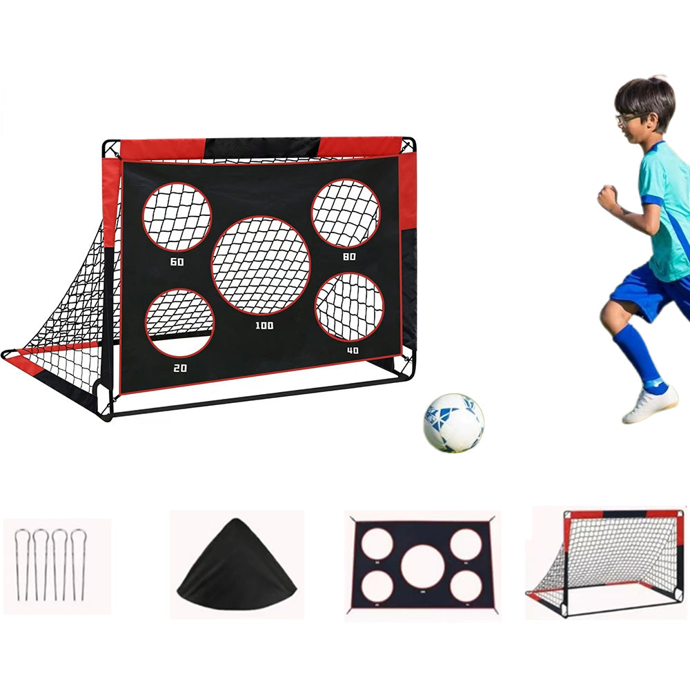 Portable Soccer Goal Set Frame Soccer Net for Backyard Football Training
