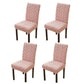 4Pcs Jacquard Chair Cover