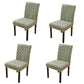 4Pcs Jacquard Chair Cover