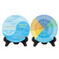 Double-Sided Mental Health Emotions Wheel Chart with Stand