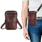 Leather Phone Pouch Crossbody Bag for Men