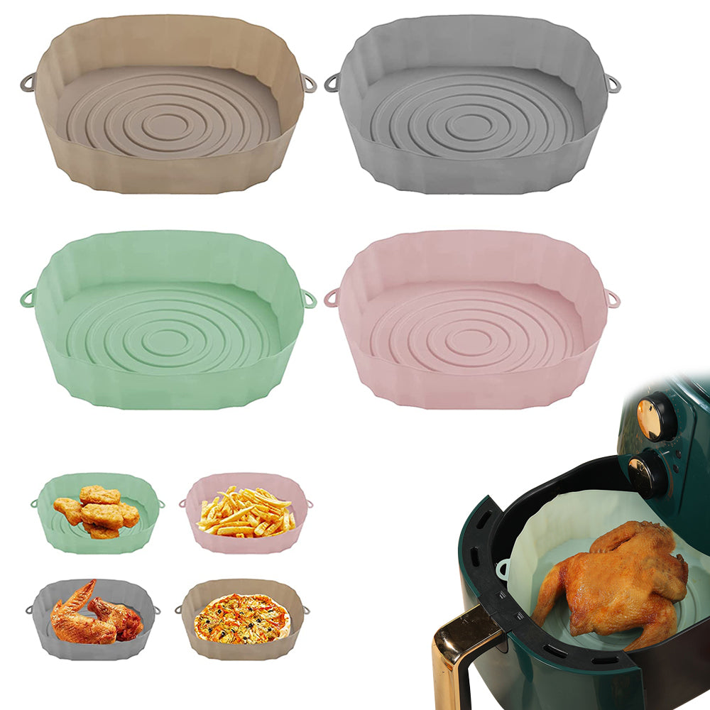 2Pcs Silicone Baking Air Fryer Liners