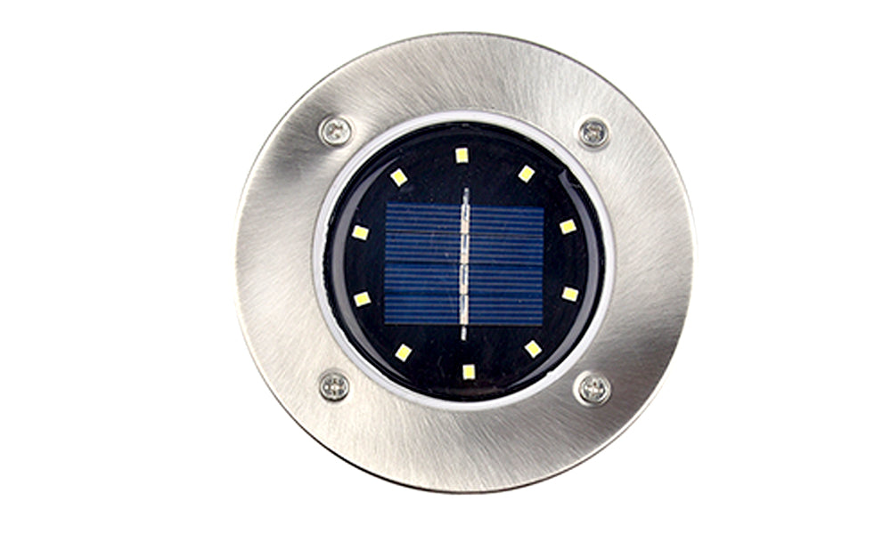 10-LED Solar Ground Lights