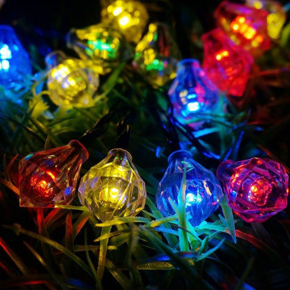 20 LED Diamond Solar Light Waterproof String light