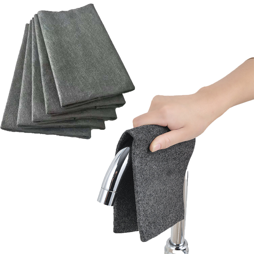 5Pcs 30x30CM Reusable Microfiber Cleaning Cloth