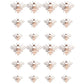 24Pcs Shiny Wall Stickers Hollow Bee Stickers for Home Decoration