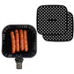 2-Pack 7.5/8.5 Inch Square Non-Stick Air Fryer Mat for Frying
