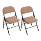 2Pcs Folding Chair Two Pieces Split Cover Anti-dust Chari Cover