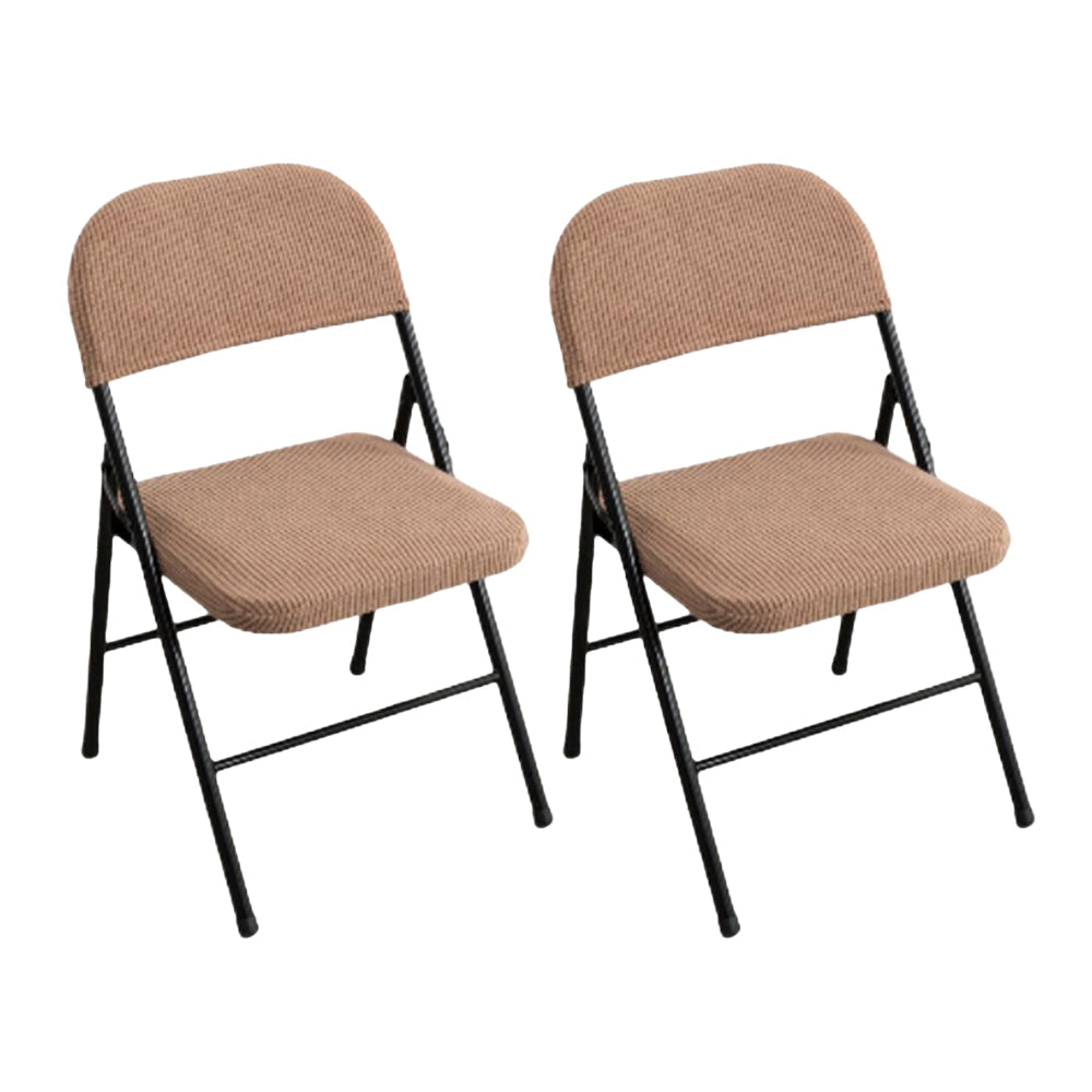 2Pcs Folding Chair Two Pieces Split Cover Anti-dust Chari Cover