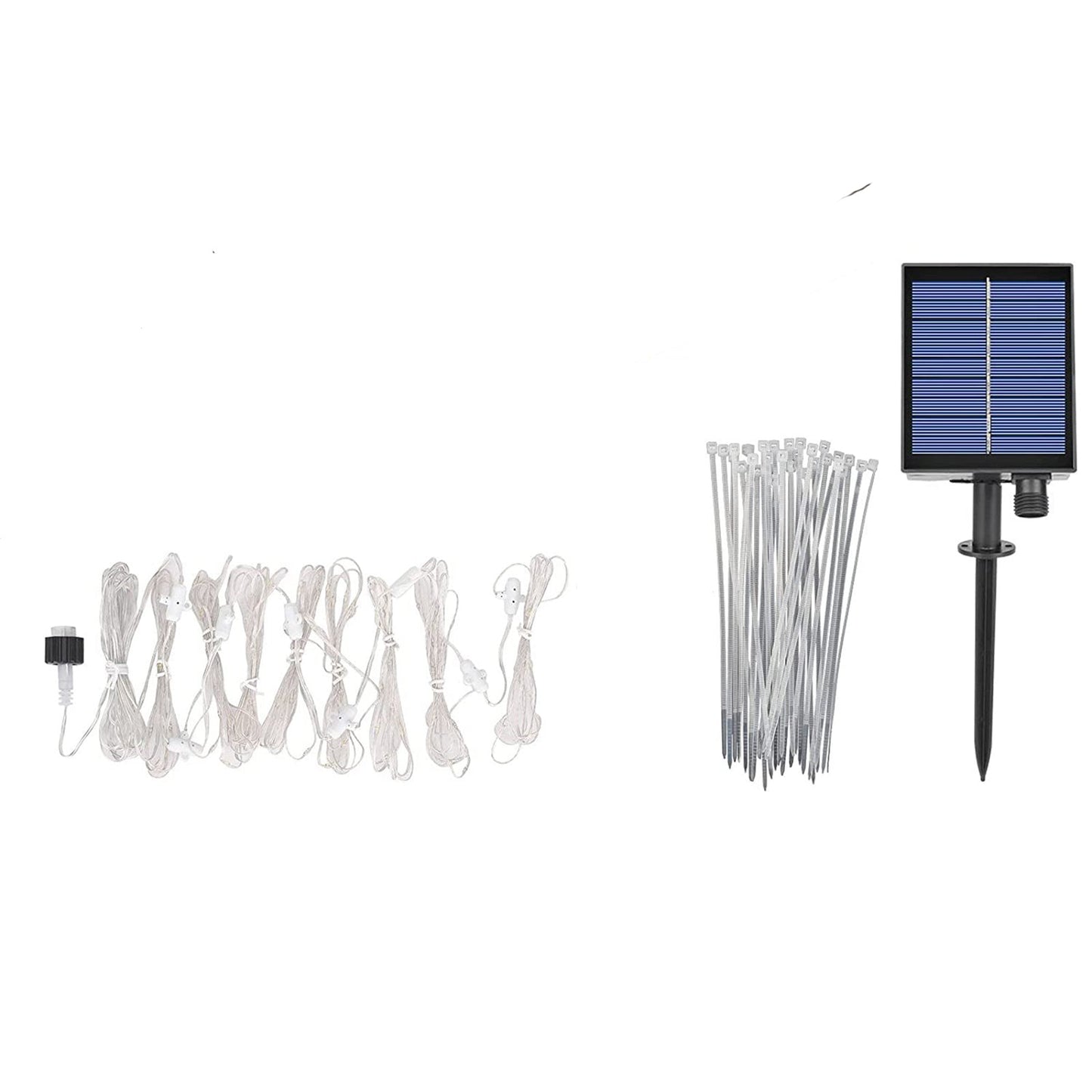 104 LED Solar Patio Umbrella String Lights