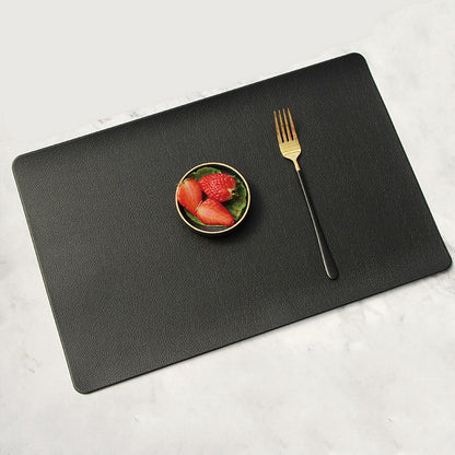 Rectangle PVC PU Leather Heat Insulation Placemat