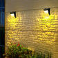 2Pcs IP65 Water-resistant Solar Wall Lights