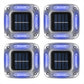 4Pcs 8LED Solar Powered Deck Lights Garden Path Wall Lamp
