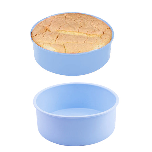 4/6/8/10 Inch Silicone Round Cake Pan Non-stick Baking Tray Mould DIY Bakeware