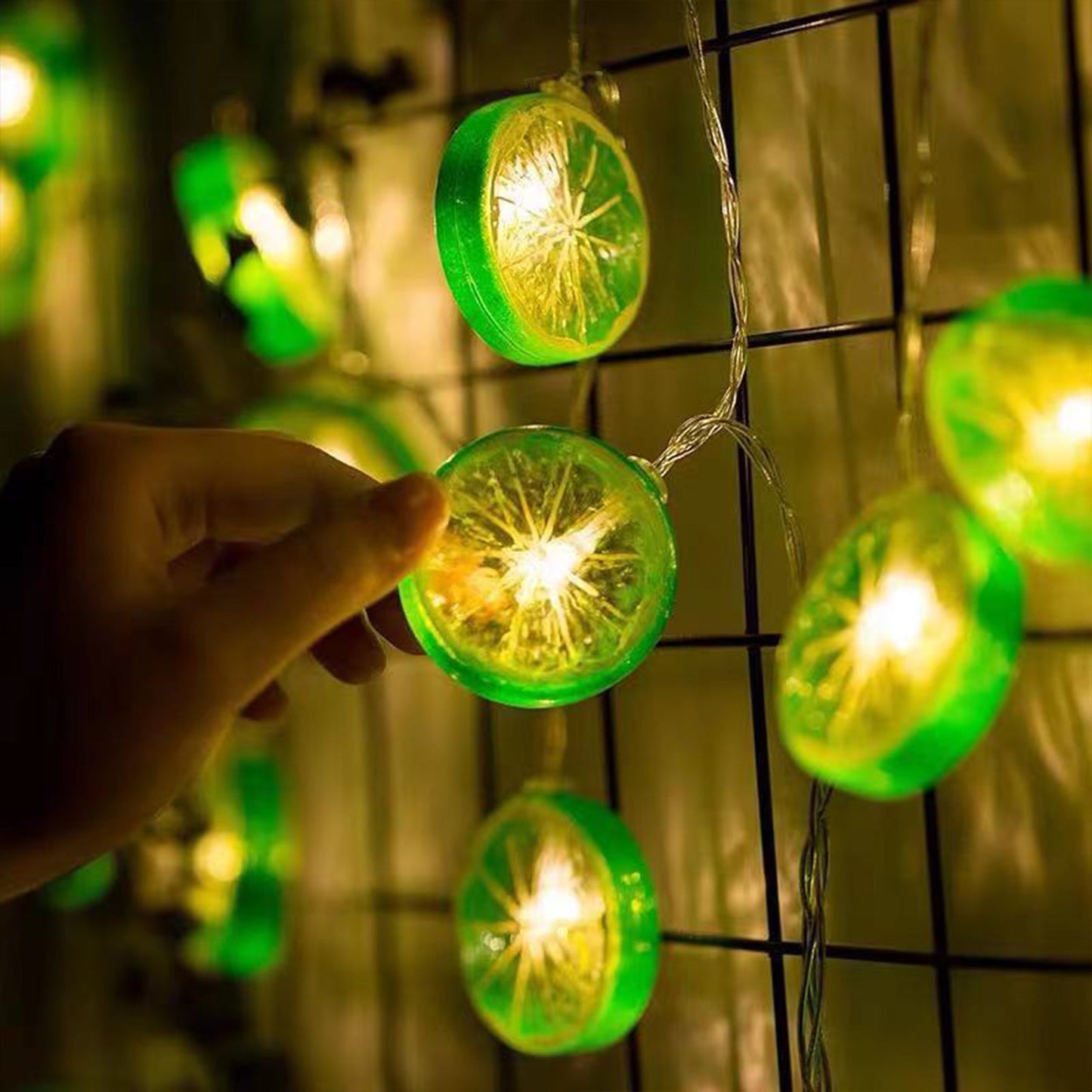 20LEDs Sloar String Light Lemon Decor Fairy String Lights