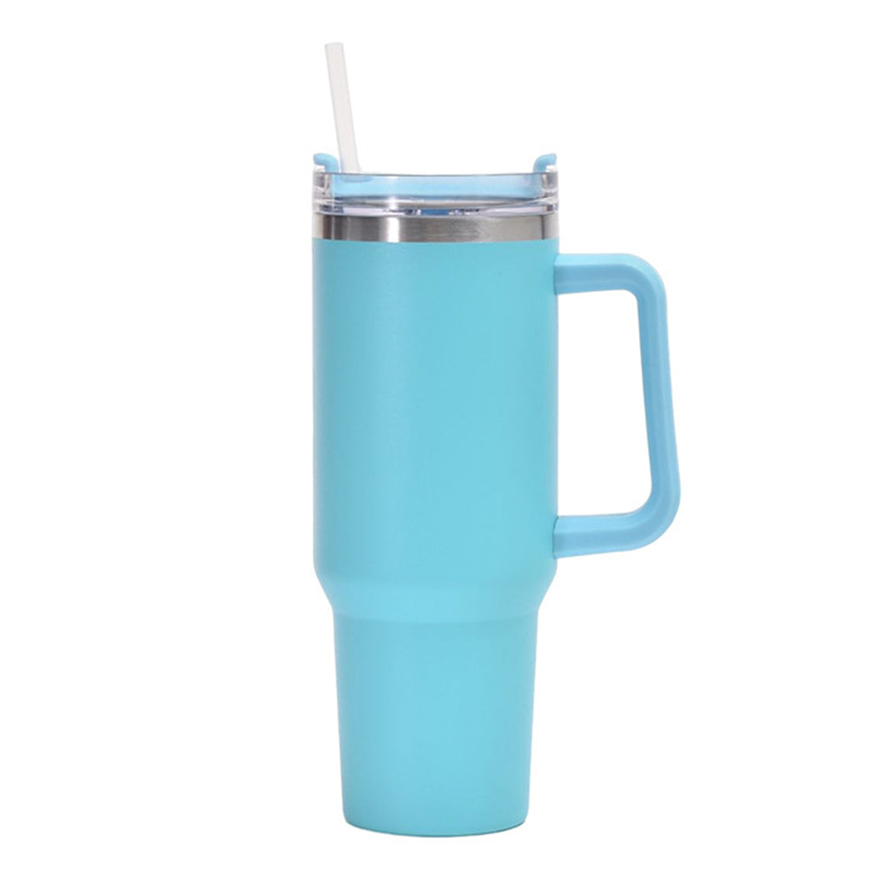 40oz Dupe Insulated Stainless Tumbler Cup with Straw and Lid