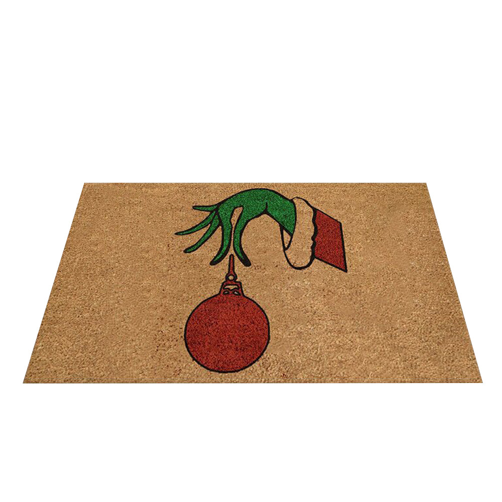 Christmas Grinch Hand Welcome Floor Mat