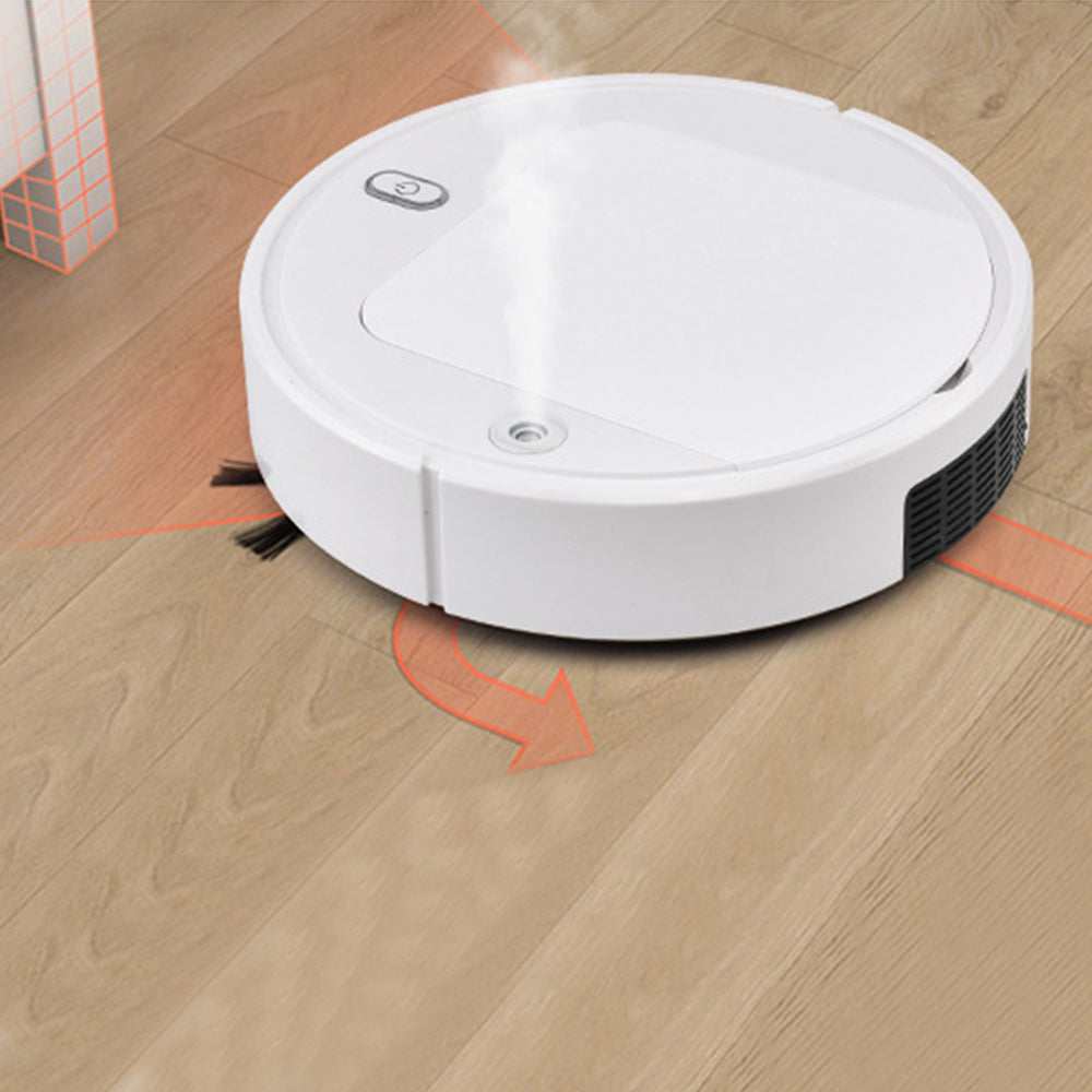 Smart Robot Cleaner 3-in-1 Vacuum and Mop Features Hardwood and Tile Floors