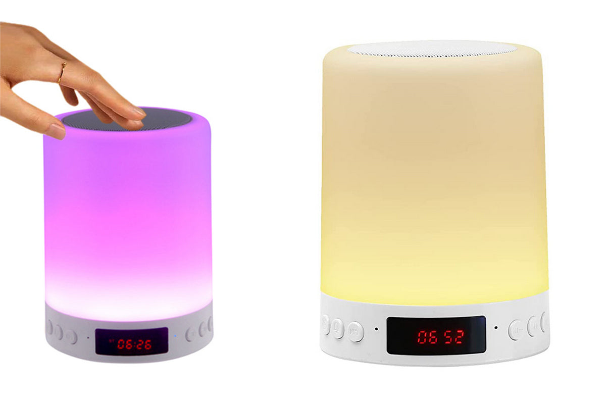 Rechargeable Wake-up Alarm Clock LED Touch Sleeping Lamp