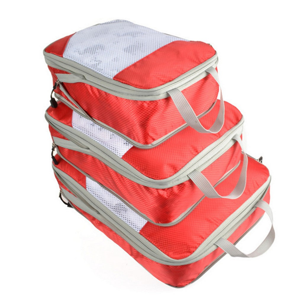 3-Pieces Compression Storage Bags Travel Storage Bags