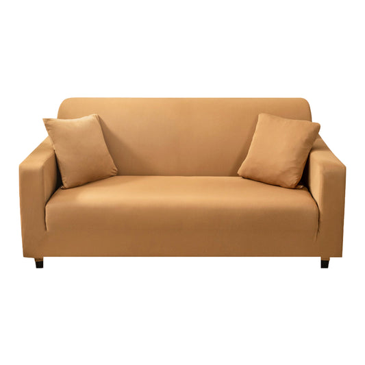 Solid Color Sofa Cover Soft Stretch Sofa Cover-Yellow