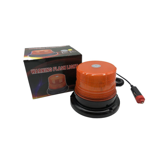 Car Emergency Beacon Strobe Amber LED Flashing Lights Warning Rotating Lamp