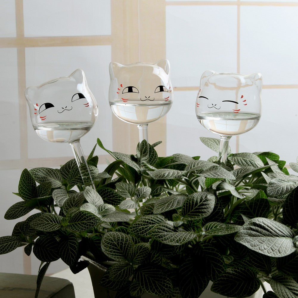 2Pcs Hand-Blown Glass Self Watering Globes, Plant Watering Bulbs, for Indoor and Outdoor Plant