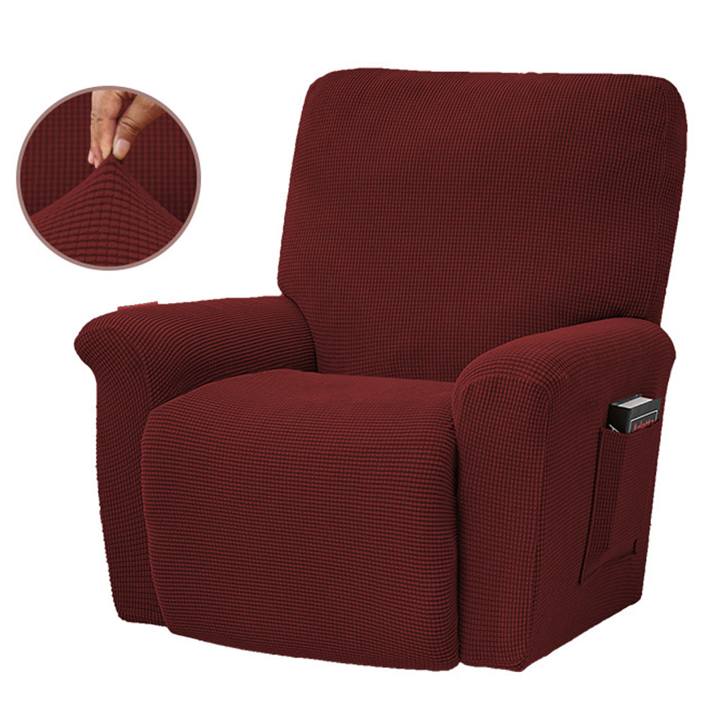 Jacquard Non-Slip Stretch Recliner Couch Cover