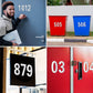 60pcs Reflective Mailbox Numbers Sticker
