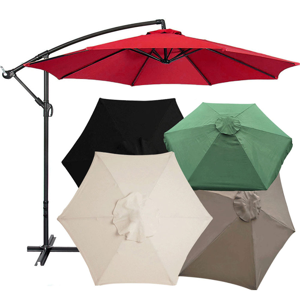 Patio Umbrella Replacement Canopy Cover-Brown