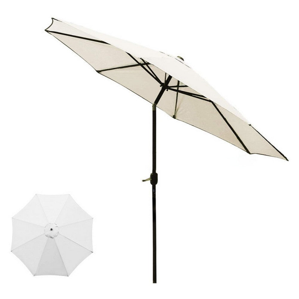 Patio Umbrella Replacement Canopy Cover-Beige