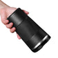 Insulated Stainless Steel Vacuum Double Wall Coffee Tumbler with Screw Lid-Black
