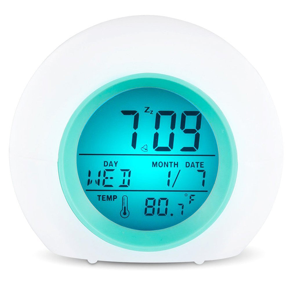 Multi-function LED Digital Alarm Clock with Seven Changing Colours