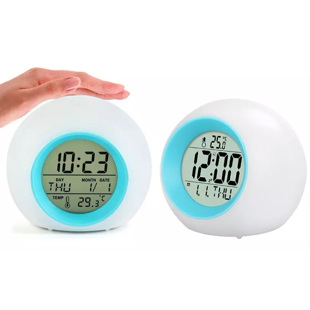 Multi-function LED Digital Alarm Clock with Seven Changing Colours