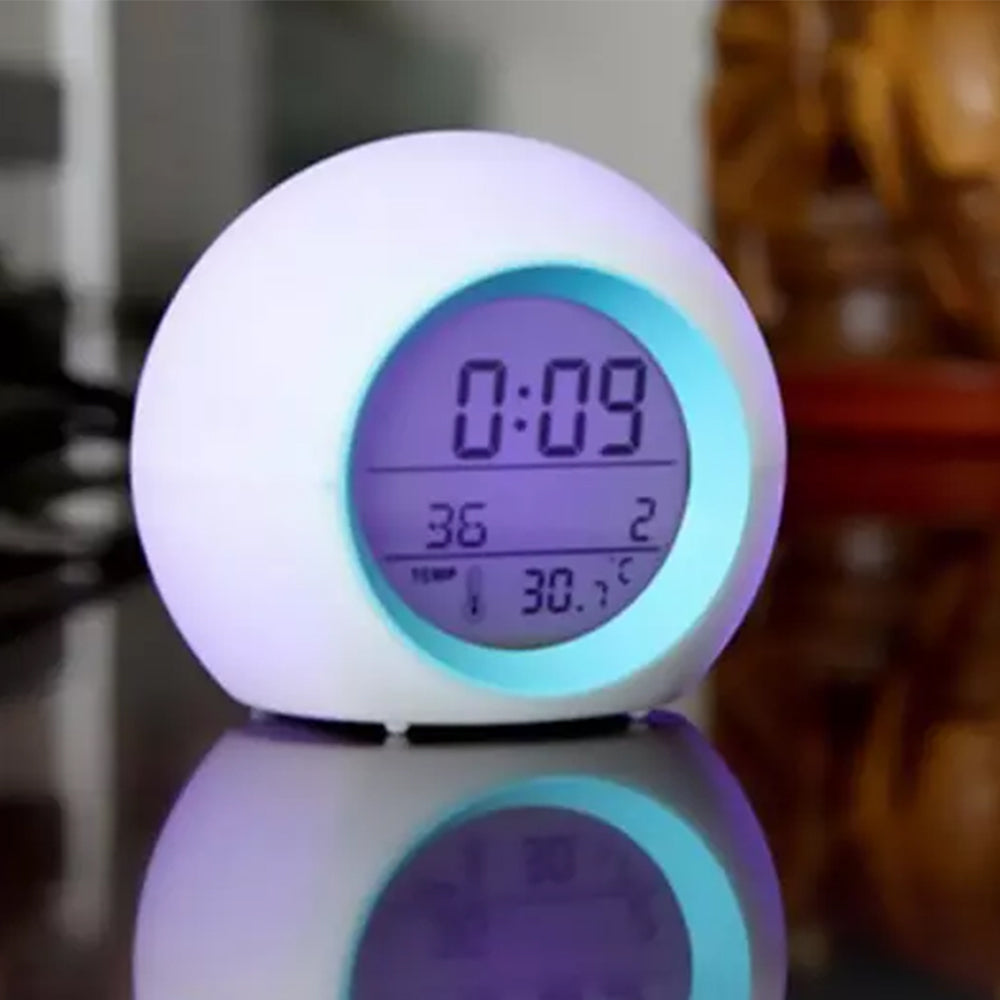 Multi-function LED Digital Alarm Clock with Seven Changing Colours