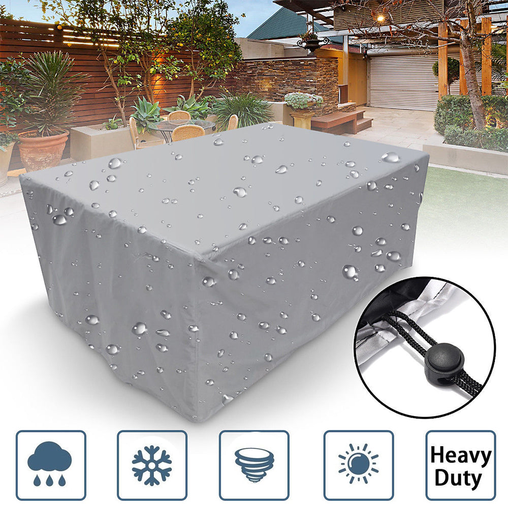 Outdoor Furniture Cover UV-Resistant Waterproof Rectangle Heavy Duty Material