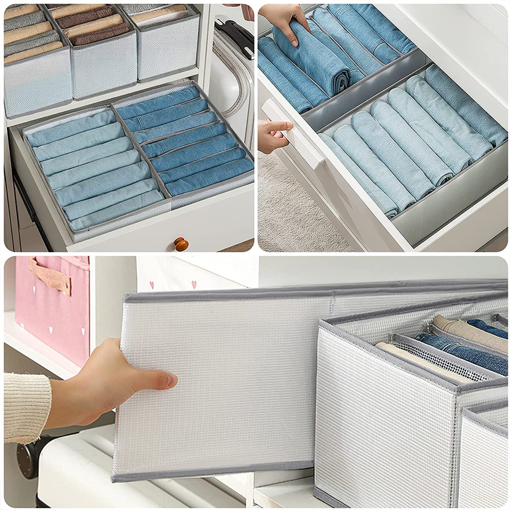 2-Pack Clothing Organizer Wardrobe Clothes Organizer for Drawers