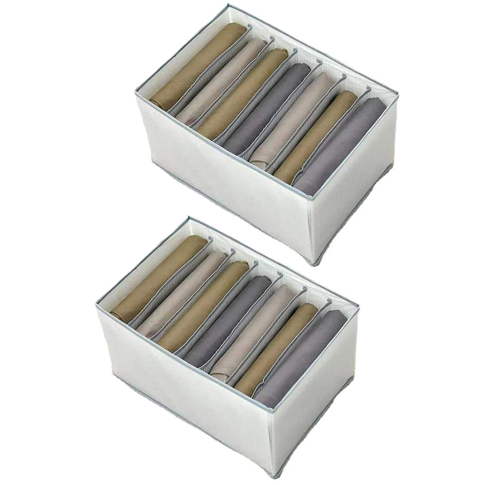 2-Pack Clothing Organizer Wardrobe Clothes Organizer for Drawers