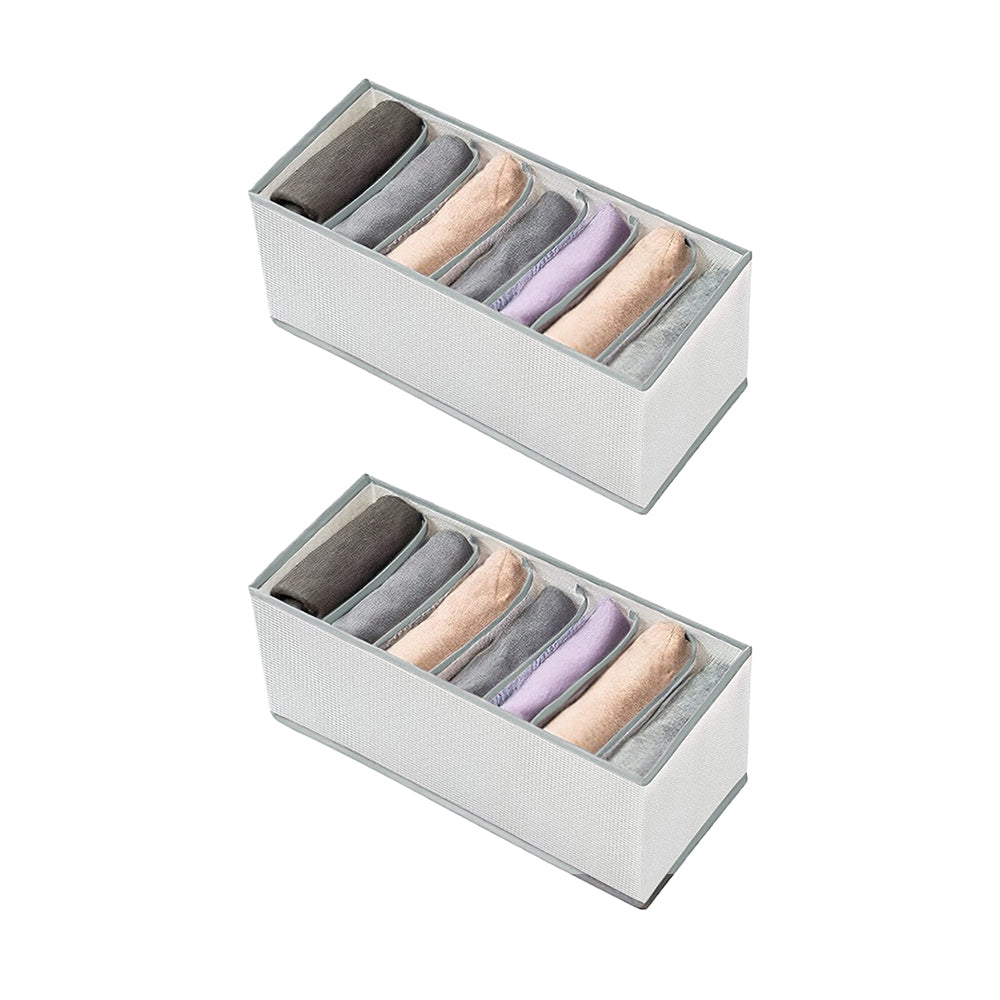 2-Pack Clothing Organizer Wardrobe Clothes Organizer for Drawers