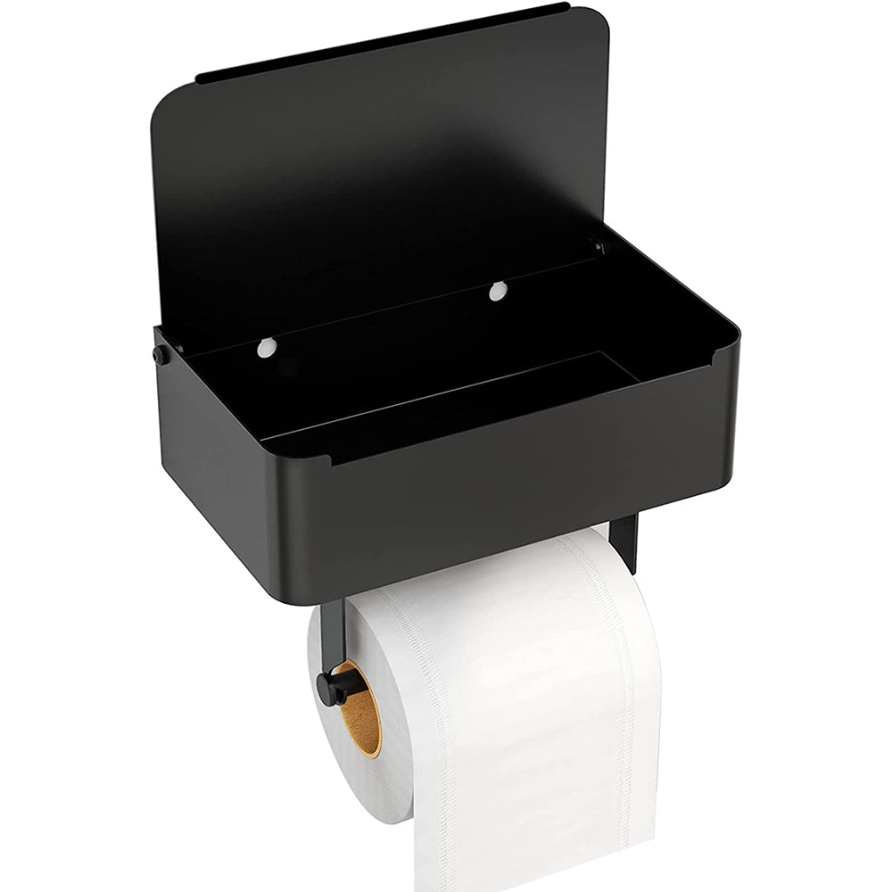 Stainless Toilet Paper Holder with Wipes Dispenser for Bathroom