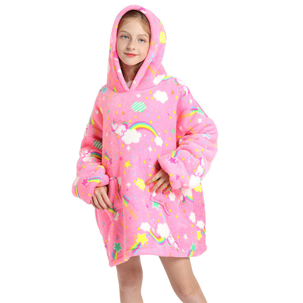 Kids Oversized Wearable Blanket for Boys Girls